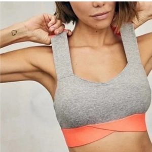 NWT Free People Just Breathe Color Block bra
